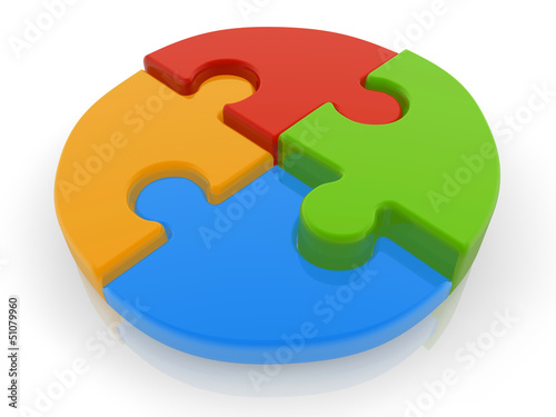 Illustration: Circular Puzzle Stairs Circular Puzzle Stairs