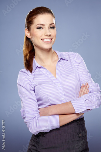 Photo: Cute young business woman Cute young business woman