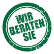 stempel rund wir beraten sie I