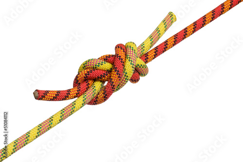 Photo: snake knot on a white background snake knot on a white background