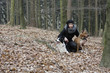 Frau im Wald