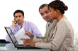 Office workers