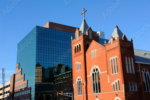 Photo: Old and New Buildings in Columbia Old and New Buildings in Columbia