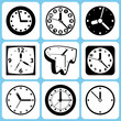 clock icons