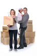 Family moving day
