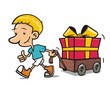 Vector: Gift Kid Gift Kid