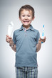 Ready for brushing teeth