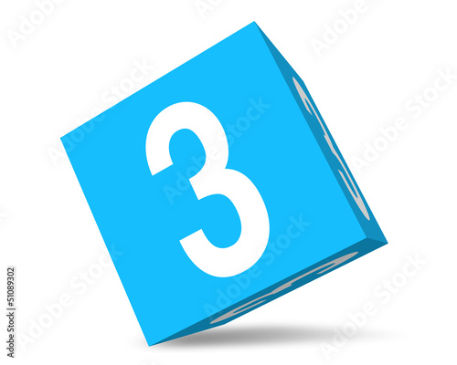 Illustration: chiffre trois chiffre trois