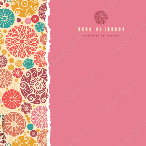 Vector: Vector abstract decorative circles square torn seamless pattern Vector abstract decorative circles square torn seamless pattern