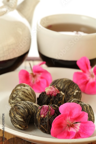 Photo: Flowering tea Flowering tea