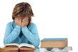 Photo: Child revising Child revising