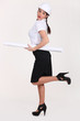 Women jumping