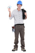 An electrician with plenty of cash.