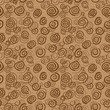 Vector abstract chocolate pattern - seamless background
