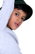 Child with black hat