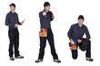 Man wearing a toolbelt