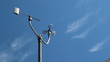 Airspeed and wind direction indicator on a ship.