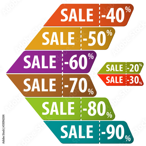 Vector: Collect Sale Signs Collect Sale Signs