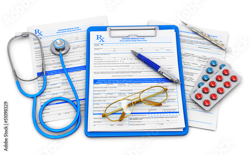 Illustration: Medical insurance and healthcare concept Medical insurance and healthcare concept