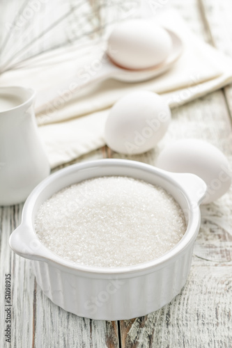 Photo: Sugar and eggs Sugar and eggs