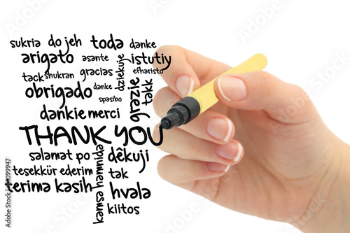 Photo: Thank You Word Cloud Concept Thank You Word Cloud Concept
