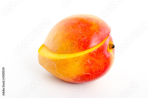 Photo: Aufgeschnittene Mango Aufgeschnittene Mango