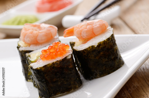 Photo: Mixed sushi set Mixed sushi set