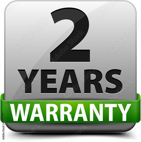 Illustration: 2 years warranty 2 years warranty