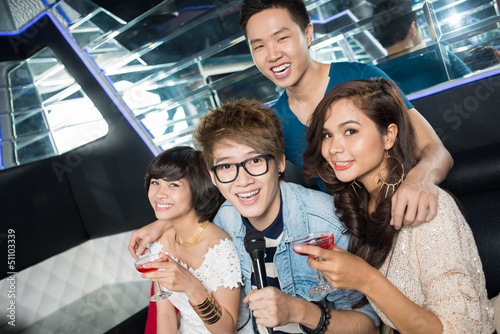 Photo: Young clubbers Young clubbers