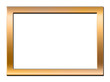 Bilderrahmen, gold, glänzend, Format 2:3, Schatten