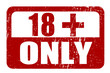 18+ only, button