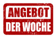 ANGEBOT DER WOCHE, stempel