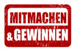MITMACHEN & GEWINNEN, stempel