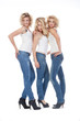 three young women