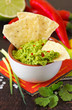 Guacamole dip.