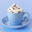 Coffee with whipped cream.
