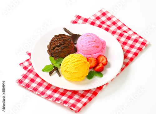 Photo: Ice cream dessert Ice cream dessert