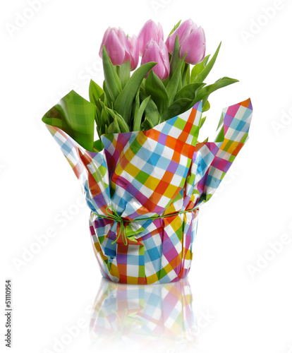Photo: Pink Fresh Tulips Pink Fresh Tulips