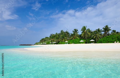Photo: Beautiful beach at Maldives Beautiful beach at Maldives