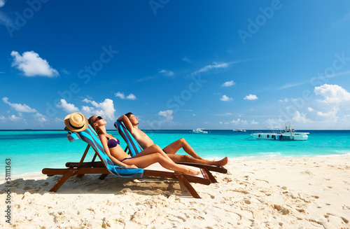 Photo: Couple on a beach Couple on a beach