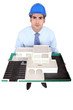 Portrait of young architect