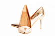goldene Schuhe