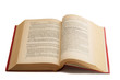aufgeklapptes Buch