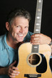 Portrait of Handsome Guitarist