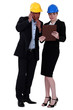 Man and woman architects
