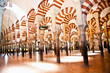 The Great Mosque and Cathedral  Mezquita  famous interior in Cor