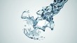 Video: Pouring water into sphere, slow motion, 3d Pouring water into sphere, slow motion, 3d