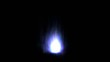 Video: blue Northern Lights with black screen blue Northern Lights with black screen