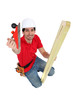 carpenter, studio shot