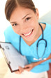 Photo: Nurse medical professional young doctor closeup Nurse medical professional young doctor closeup